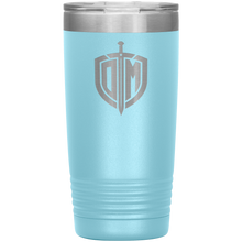 Load image into Gallery viewer, Dangerous_Man_Tumbler_20oz_Tumbler_LtBlue_Mockup.png