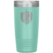 Load image into Gallery viewer, Dangerous_Man_Tumbler_20oz_Tumbler_Teal_Mockup.png